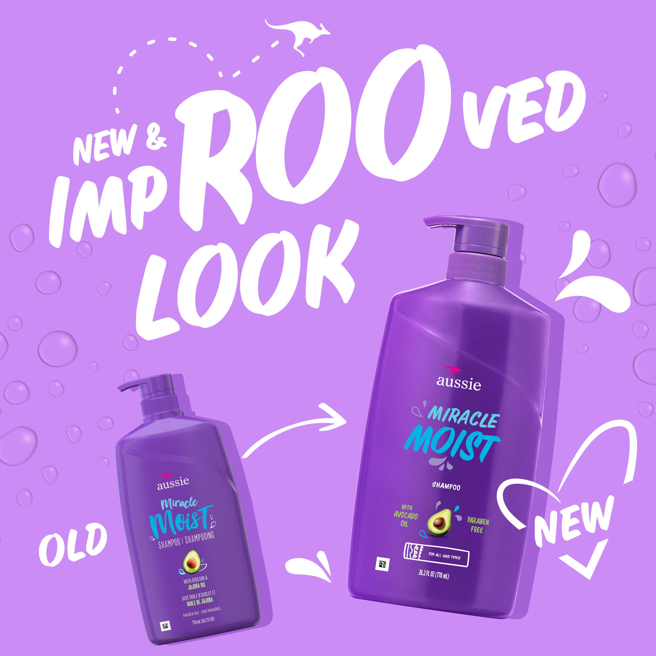 Aussie close-up foam texture demonstrating gentle lather and easy rinse benefit