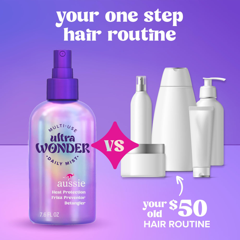 Aussie Ultra Wonder refreshing defined curls to restore bounce and reduce frizz