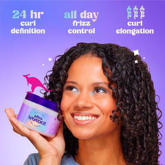 Aussie Ultra Wonder Gel Crème held in hand to show 10.1oz scale and convenient size