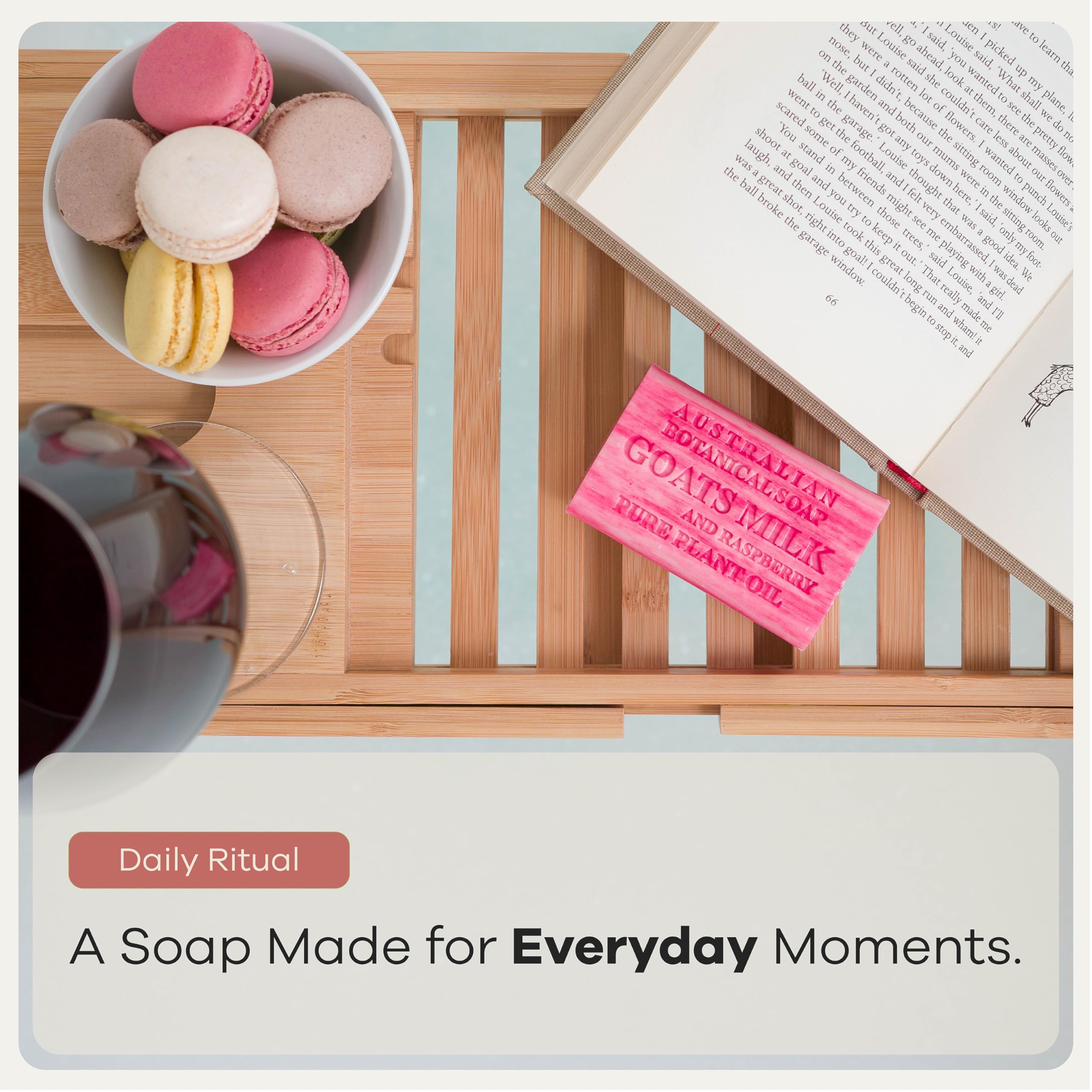 Australian Botanical Soap set styled in a bathroom promoting everyday use
