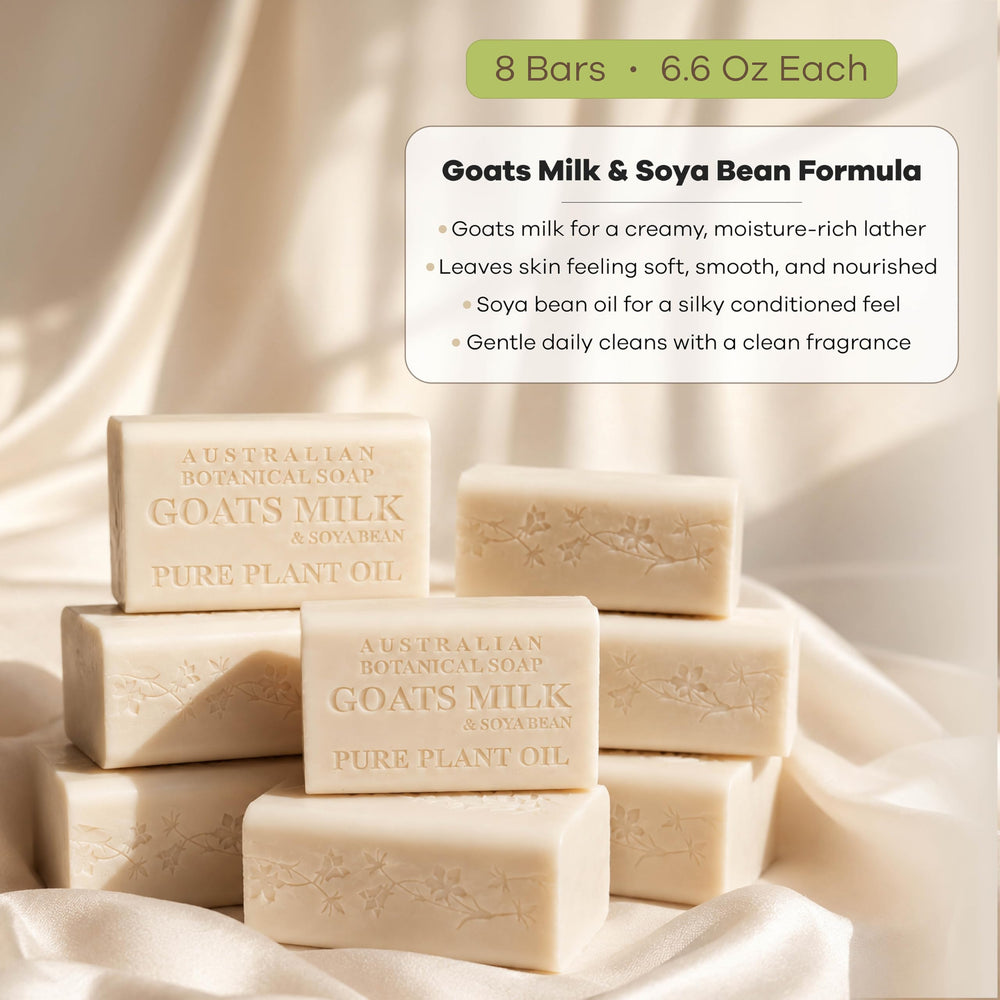Australian Botanical Soap lather in hand demonstrating rich foam and gentle cleansing