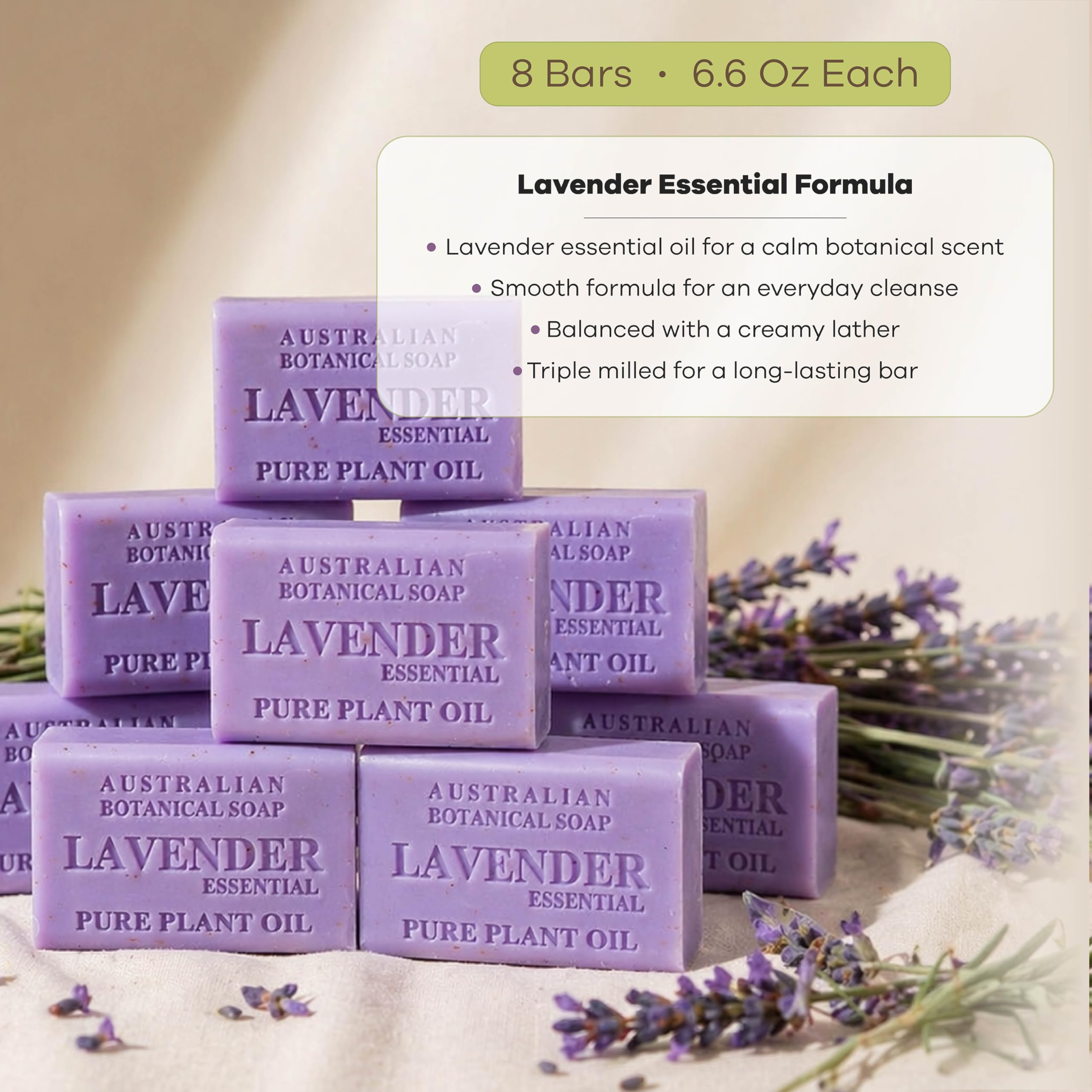 Australian Botanical Soap with lavender flowers illustrating natural scent inspiration