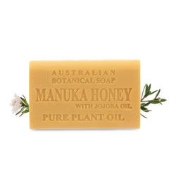 Australian Botanical Soap front packaging showing bar and brand benefits