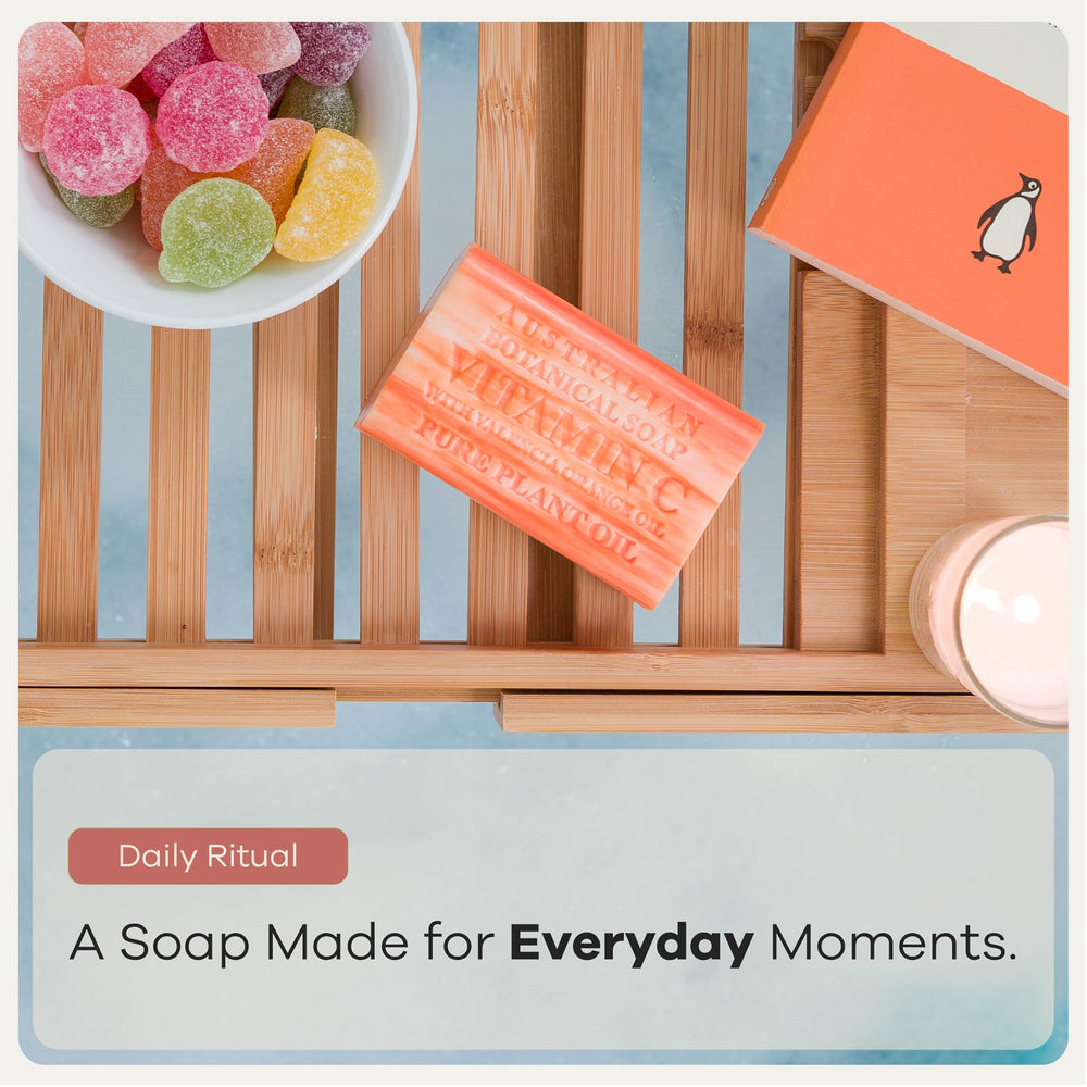 Australian Botanical Soap sea salt mound evoking Camargue minerals and crisp freshness