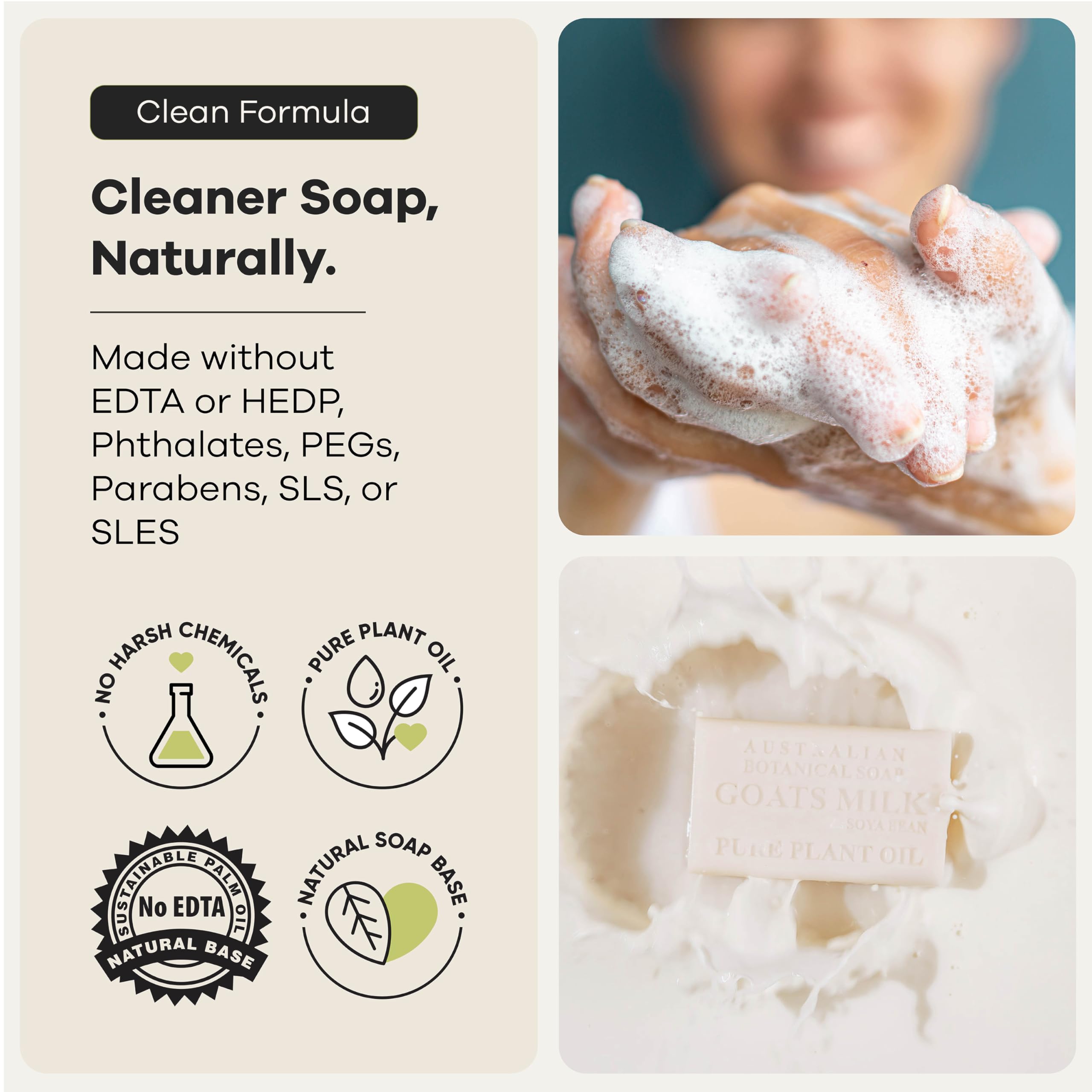 Australian Botanical Soap organic shea butter chunk for nourishing moisture