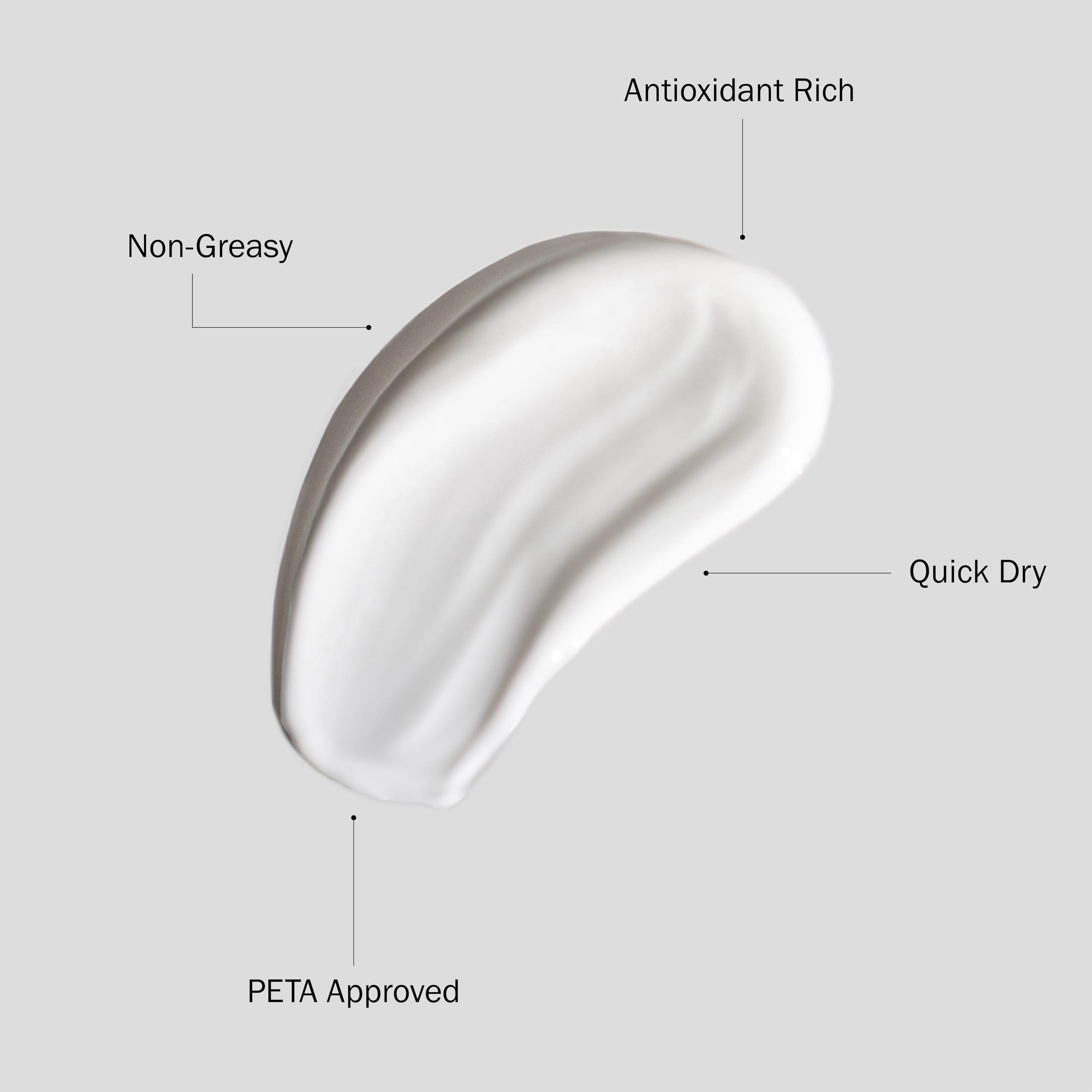 Australian Gold lotion texture close-up showing lightweight non-greasy finish for comfort