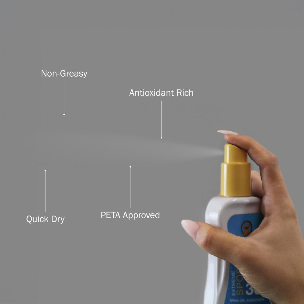 Australian Gold pump action dispensing spray gel for quick application