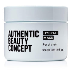 Authentic Beauty Concept hydrate mask front packaging showing clean design and benefit hydration