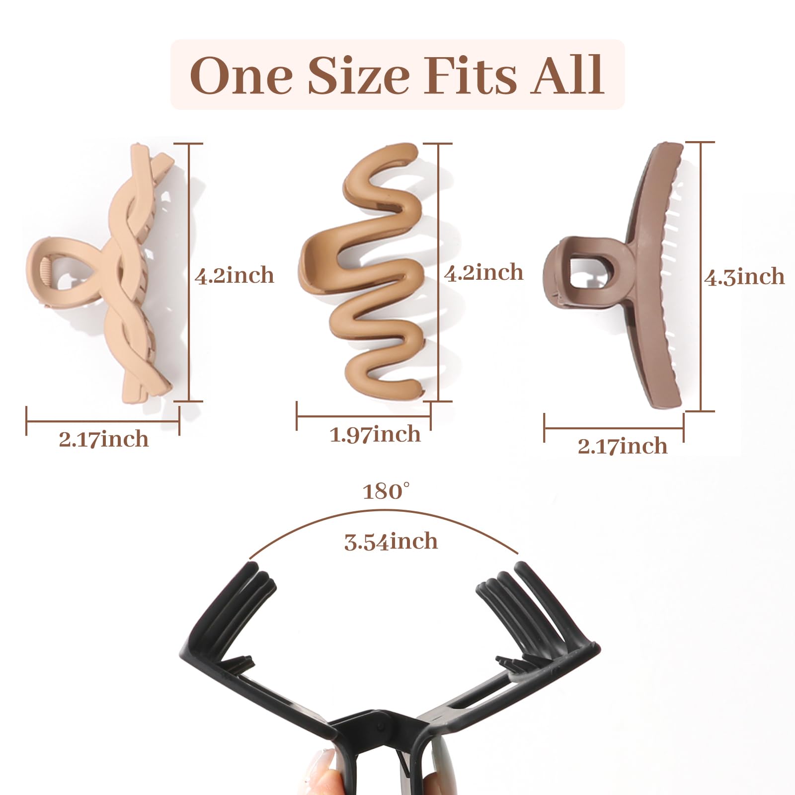 AuroTrends clip next to hand showing large 4.1-inch scale convenience