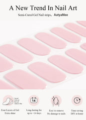AutyaMee kit tools and strips laid out conveying quick at-home application