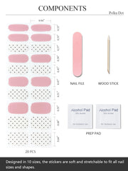 AutyaMee included tools image with prep pads file and wooden stick for precise manicure prep