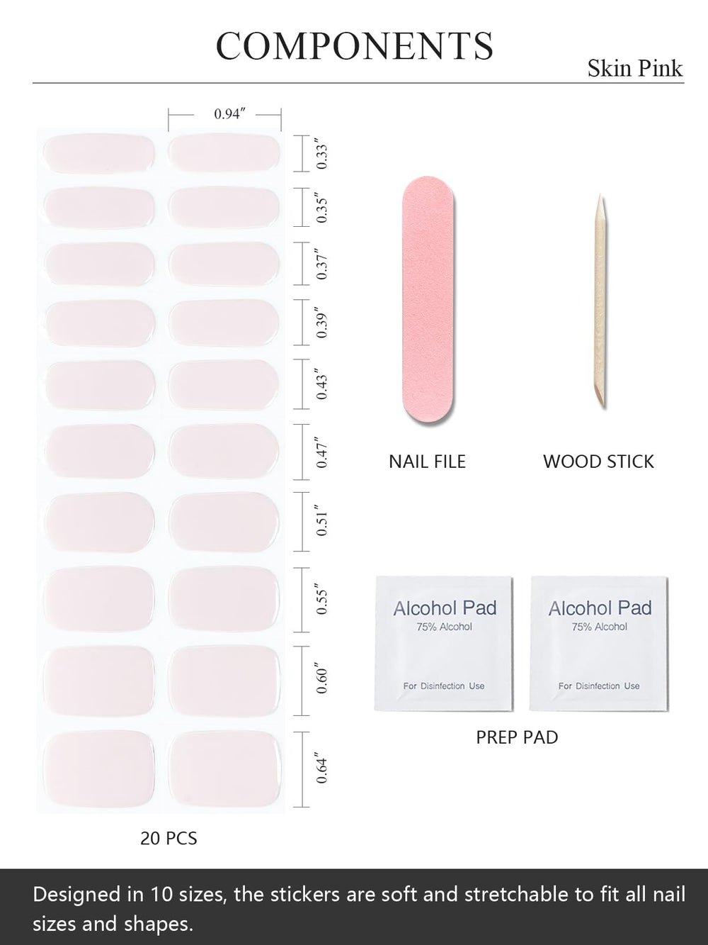 AutyaMee kit tools displayed with strips emphasizing easy at-home application benefit