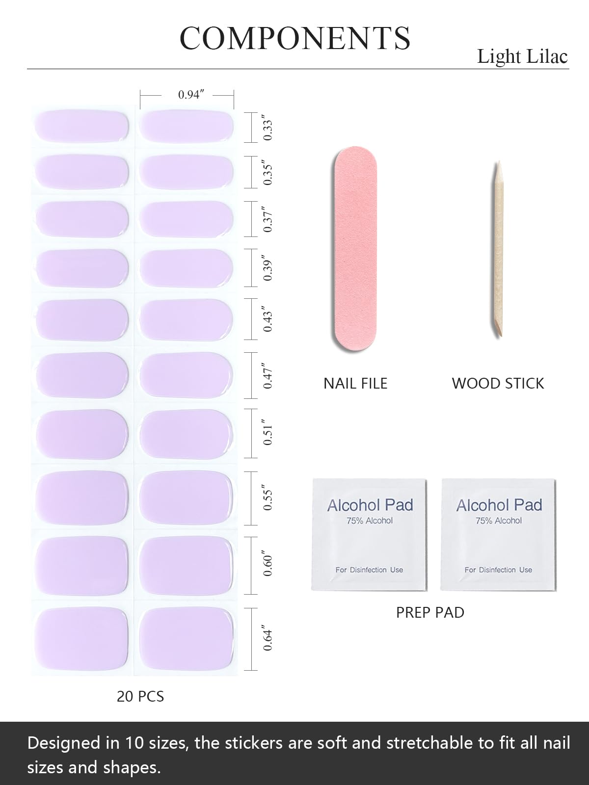 AutyaMee applying strip on natural nail for easy at-home salon result