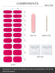 AutyaMee strip on nail during UV curing demonstrating quick hardening for long wear