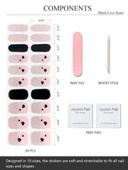 AutyaMee strips held against fingertips to show size variety and precise fit benefit