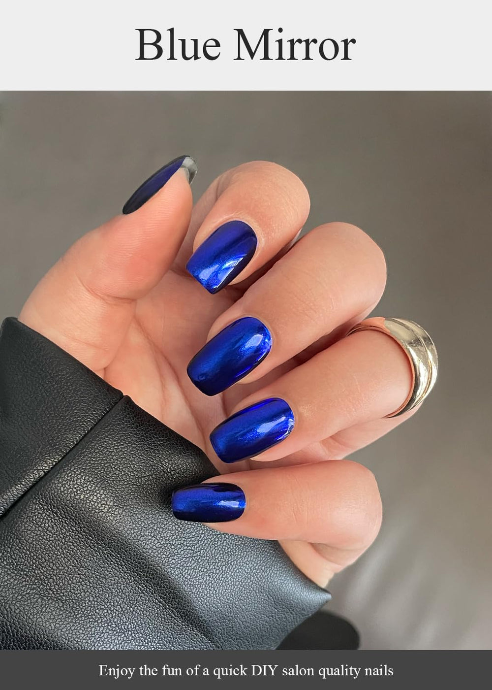 AutyaMee curing under UV lamp showing sealed salon-grade glossy finish