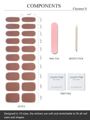 AutyaMee strips applied in-hand before curing showing quick application benefit