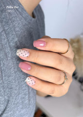 AutyaMee close-up of gel strip texture highlighting flexible semi-cured finish for easy application