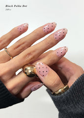 AutyaMee close-up of polka dot pattern highlighting crisp design