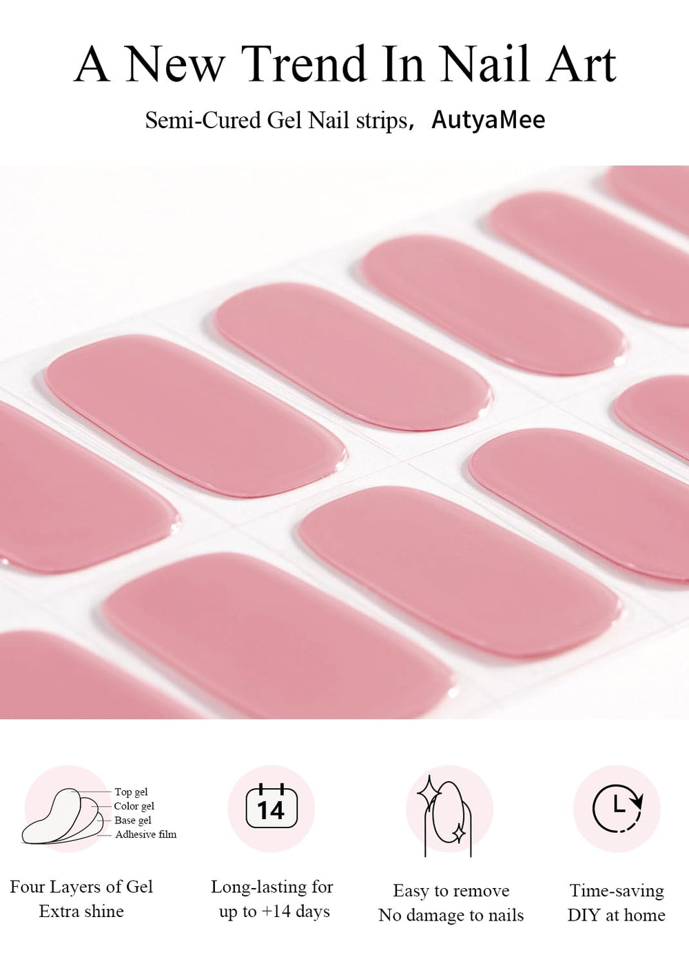 AutyaMee cured nails on hand demonstrating glossy, durable salon-look
