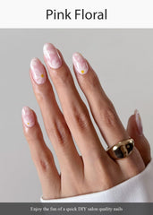AutyaMee gel manicure curing under LED light showing fast hardening for durable wear