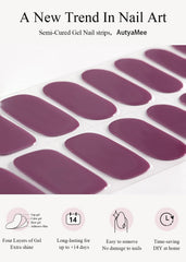 AutyaMee cured shiny finish on nails illustrating salon-quality gloss and longevity