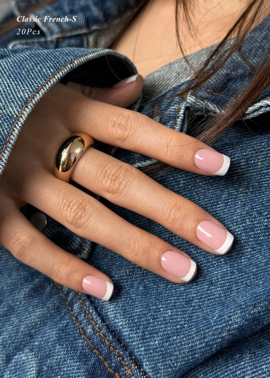 AutyaMee close-up of white French tip texture highlighting smooth finish and precise detail