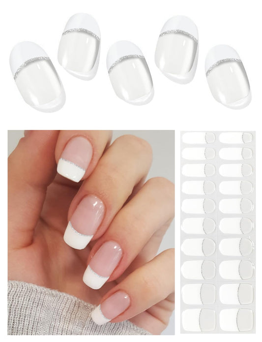 AutyaMee front packaging showing French tip strips and included tools for easy setup