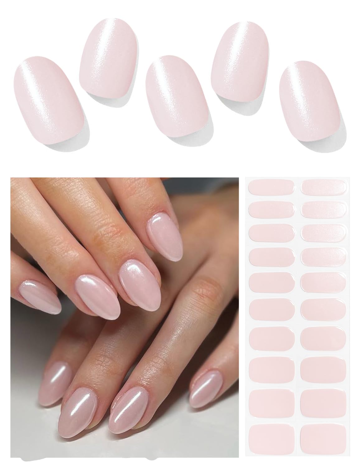 AutyaMee front packaging showing Glazed Donut Pink salon-quality strips