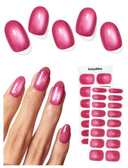 AutyaMee front packaging showing hot pink cat eye kit and contents for quick application