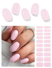 AutyaMee front packaging showing pale pink gel strips and included tools for easy application