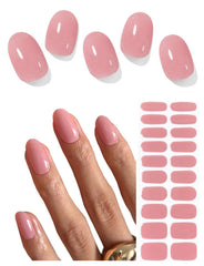 AutyaMee front packaging showing Vintage Rose gel nail strips and kit benefits