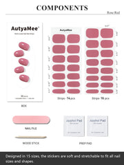 AutyaMee cured gel texture detail showing glossy durable shine