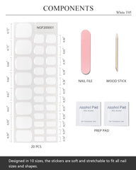 AutyaMee close-up of semi-cured gel strip texture demonstrating flexible, stretchable gel