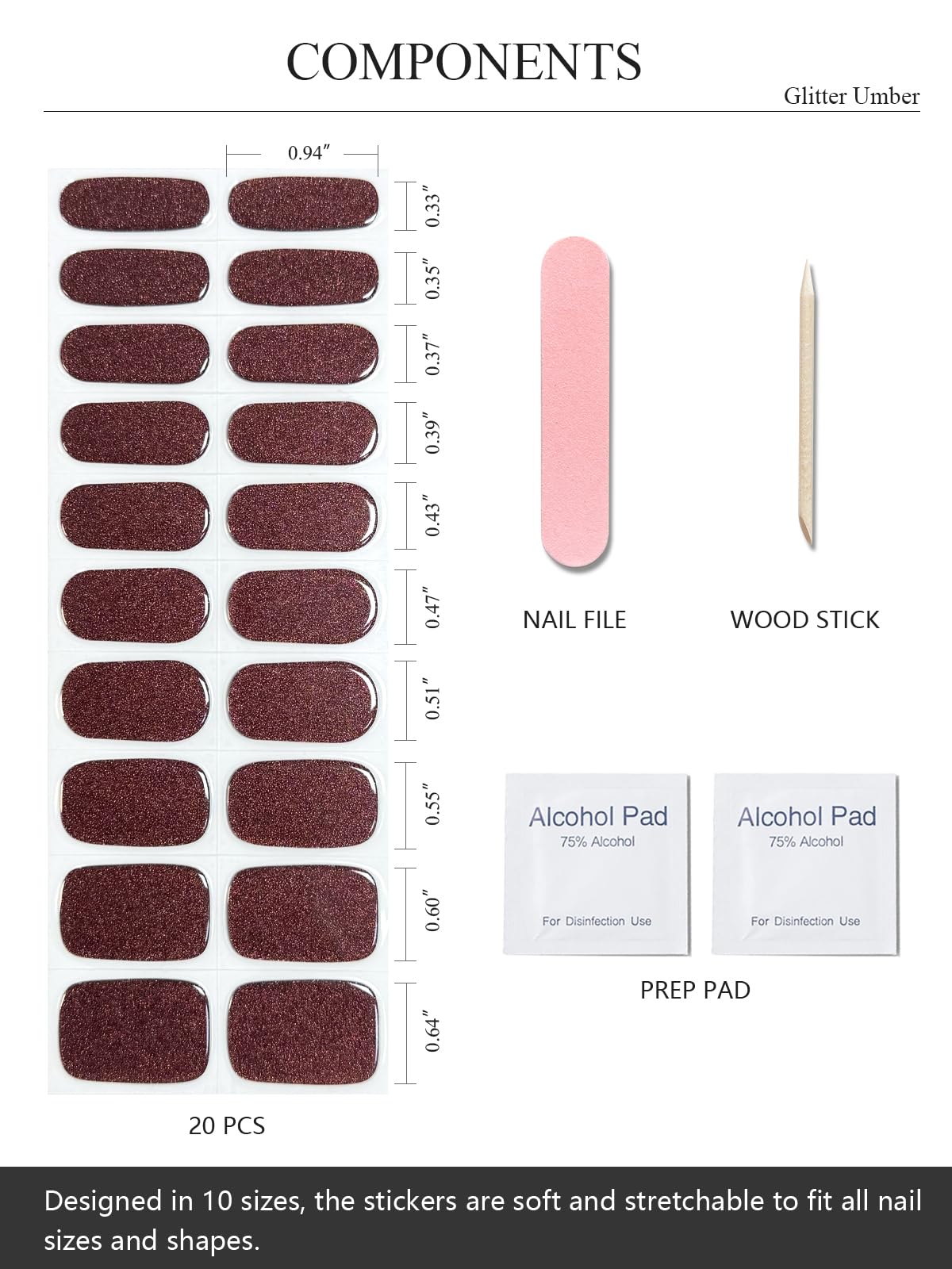 AutyaMee strips applied on nails before curing highlighting easy placement benefit