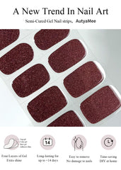 AutyaMee kit layout with prep pads file and wooden stick for complete at-home sets