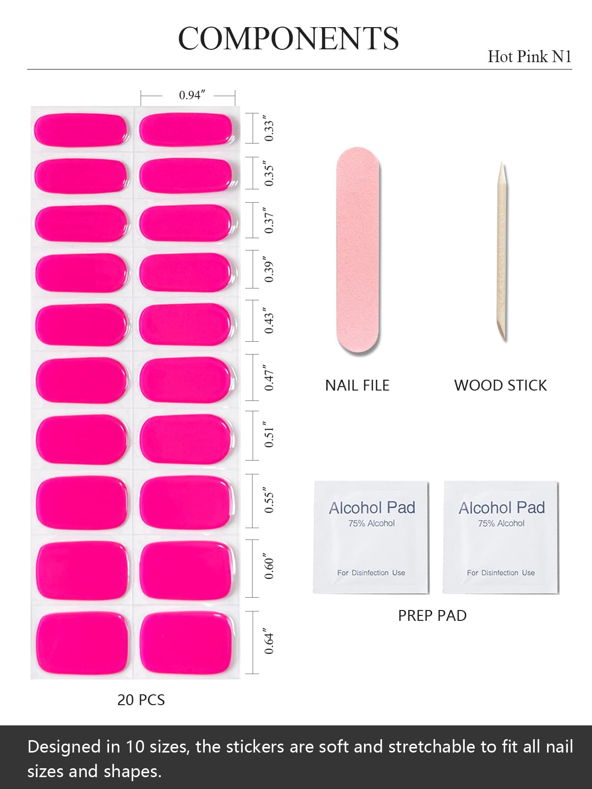 AutyaMee application on nail showing quick stick-and-cure benefit