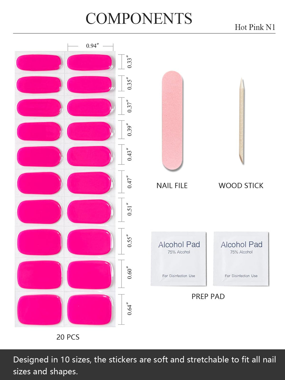 AutyaMee application on nail showing quick stick-and-cure benefit