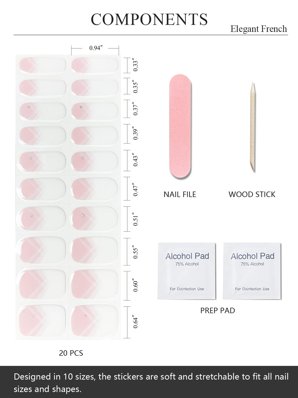 AutyaMee in-hand application showing strip placement and faster at-home manicures