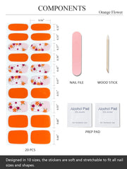 AutyaMee kit contents with prep pads file and wooden stick for easy application