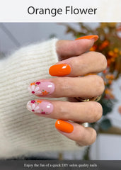 AutyaMee strips on fingers showing size variety for precise fit on natural nails