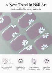 AutyaMee kit tools with prep pads, nail file and wooden stick for precise application