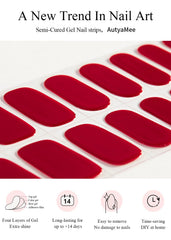 AutyaMee kit contents with prep pads file and wooden stick showing easy application benefit