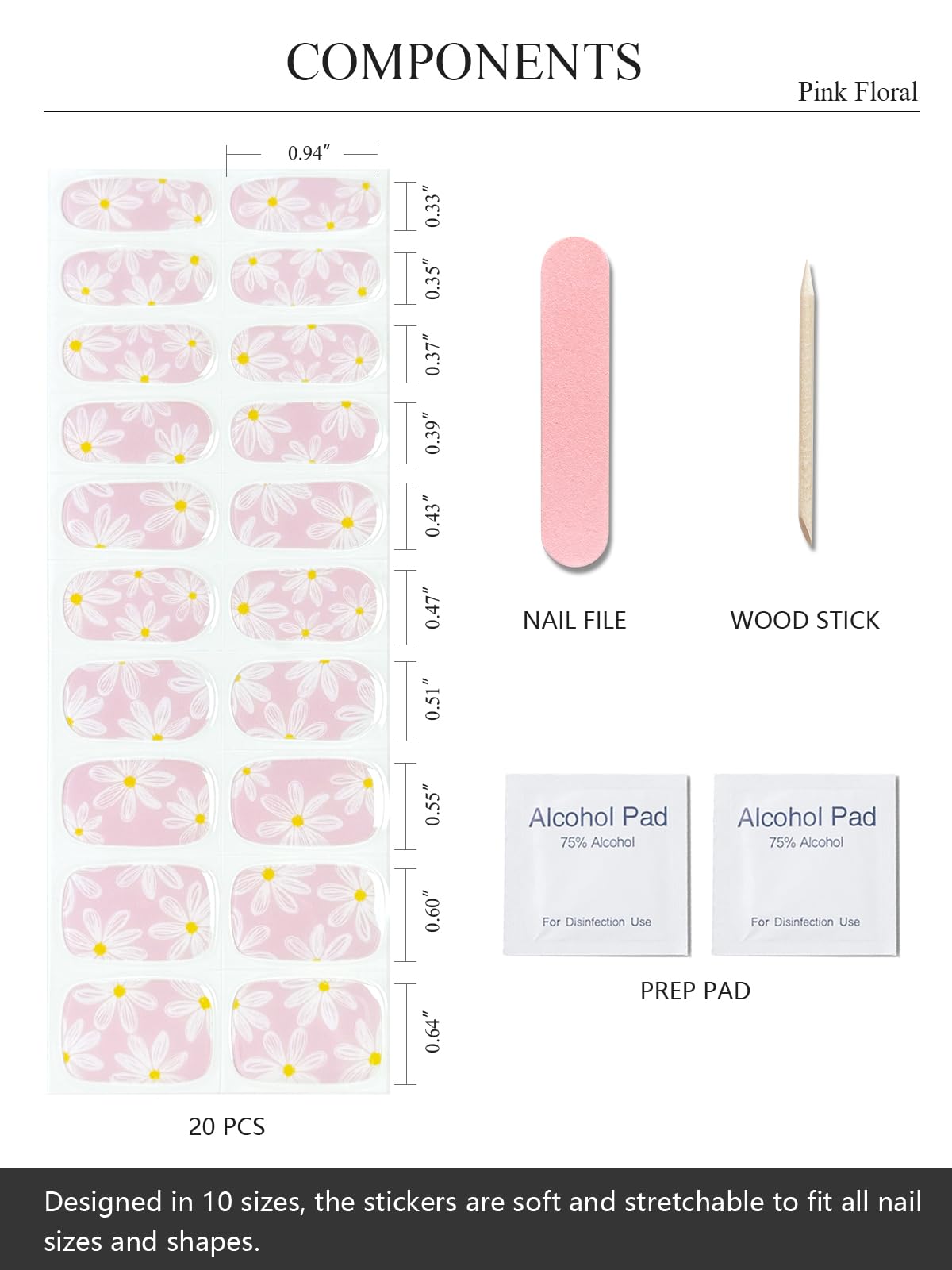 AutyaMee strip being applied on a nail demonstrating precise placement and smoother finish