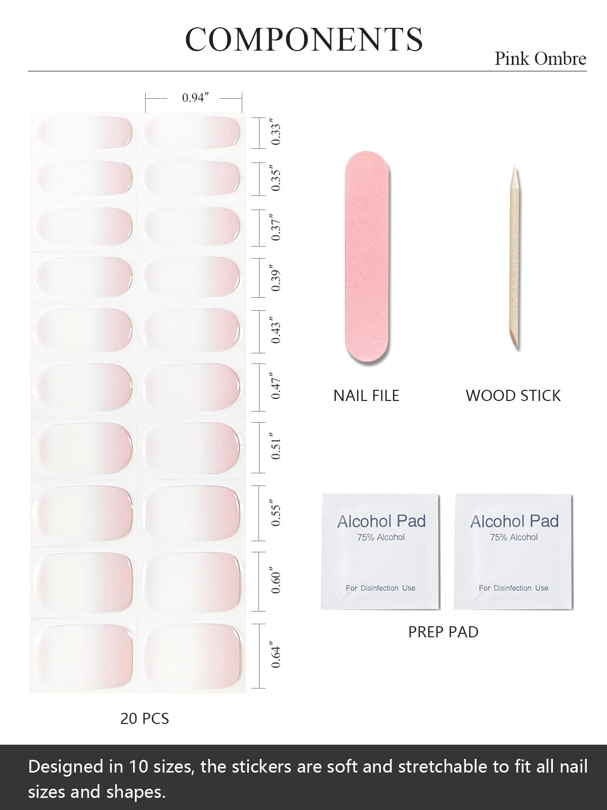 AutyaMee applying a strip on nail showing easy stick-on benefit