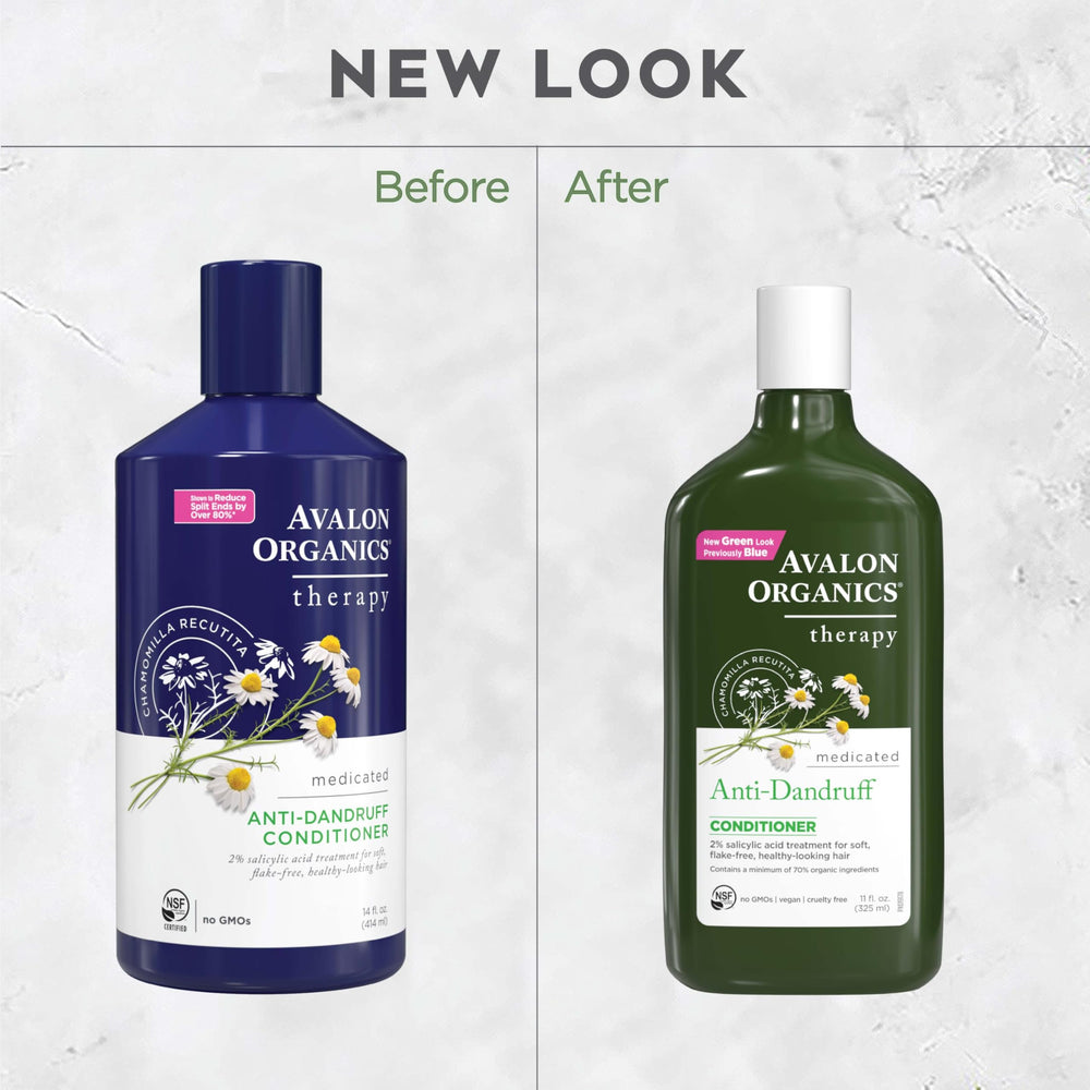 Avalon Organics recycled bottle emphasizing eco-friendly packaging
