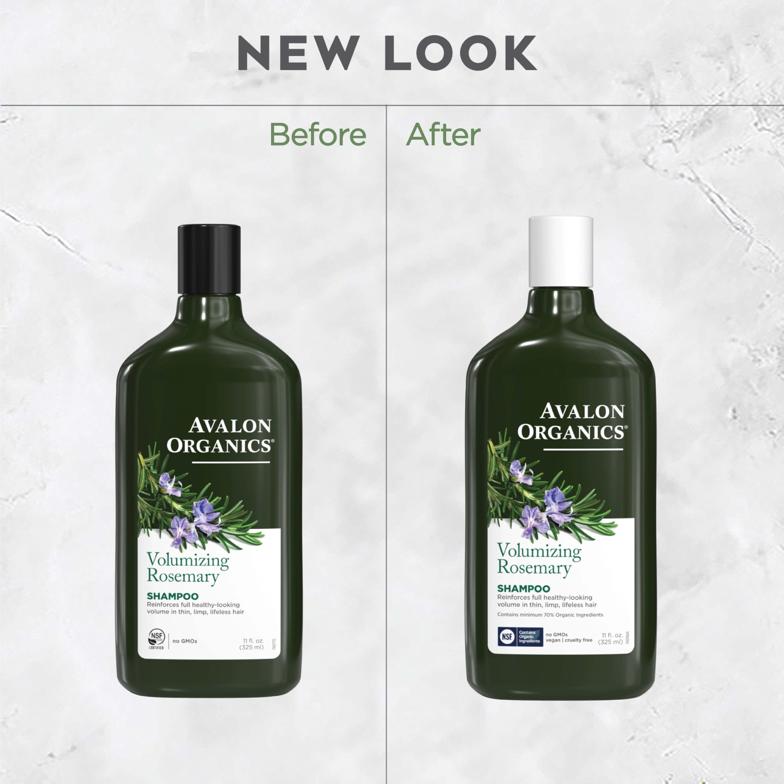 Avalon Organics bottle staged on bathroom shelf conveying natural skincare routine