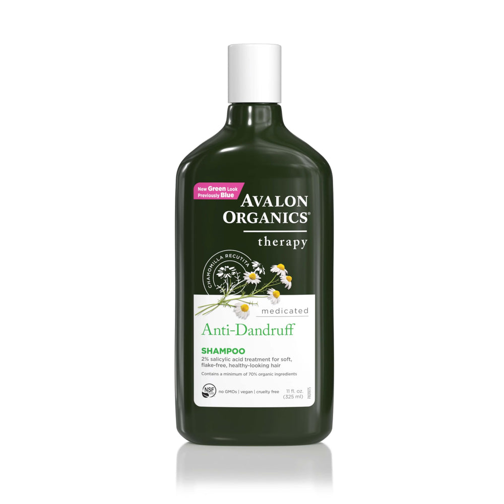 Avalon Organics bottle front view showing clean labelling and natural benefits