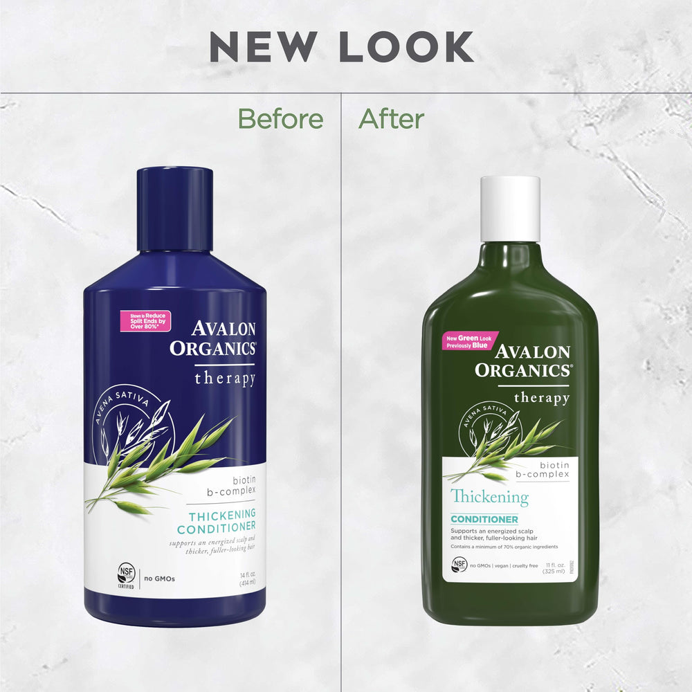 Avalon Organics recycled bottle badge highlighting eco-friendly packaging benefit