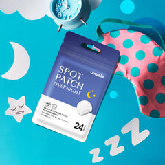 AVARELLE patches on bedside table ready for night use and protection